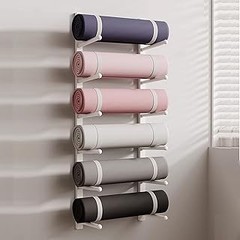 ** Guía para instalar un soporte horizontal para esterillas de yoga