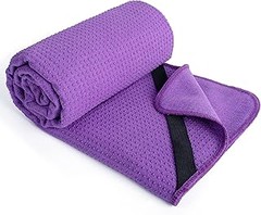 Comparativa entre toallas de yoga con y sin puntos de silicona