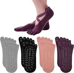 Comparativa de las mejores marcas de calcetines antideslizantes con dedos para yoga