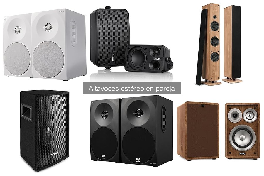 Accesorios esenciales para altavoces estéreo en pareja