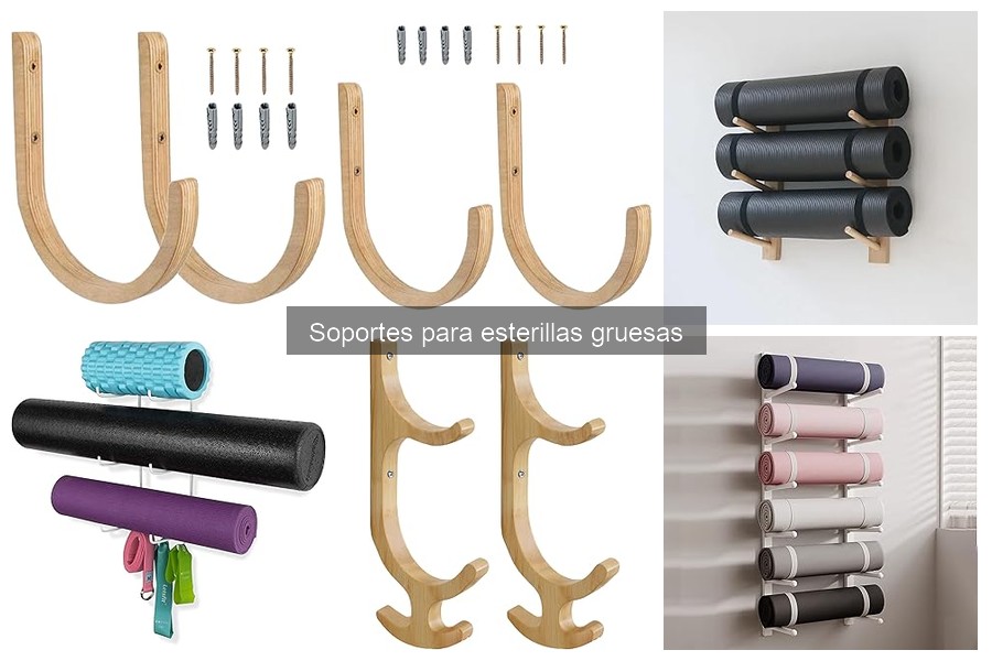 Accesorios imprescindibles para soportes de esterillas gruesas