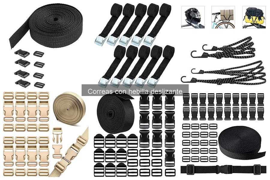 Accesorios Recomendados para Correas con Hebilla Deslizante