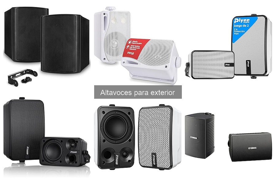 Altavoces para exterior: ¿Son resistentes a la lluvia?