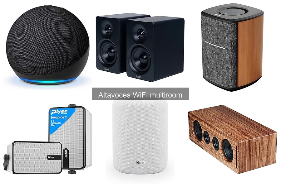 Altavoces WiFi Multiroom compatibles con asistentes de voz