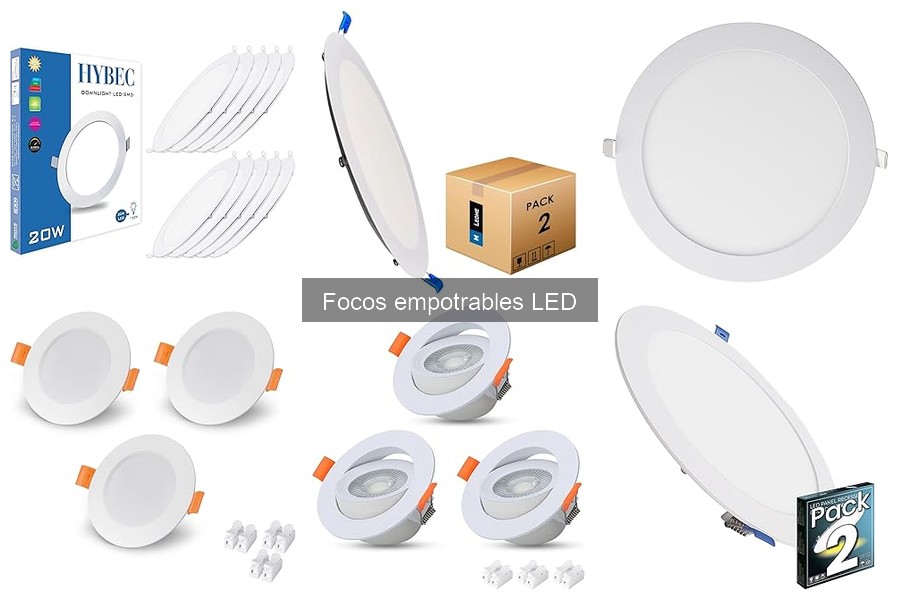 Alternativas a focos empotrables LED para tu hogar