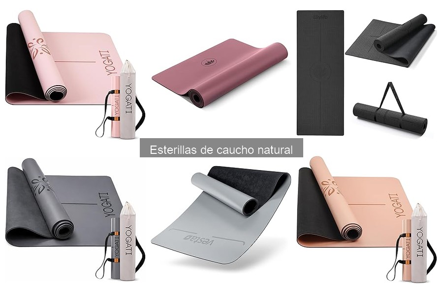 Alternativas a las esterillas de caucho natural para yoga