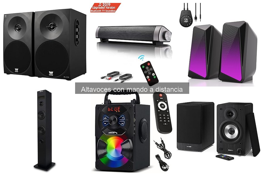Alternativas a los altavoces con mando a distancia