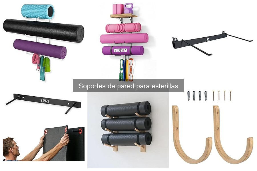 Alternativas a los soportes de pared para esterillas de yoga