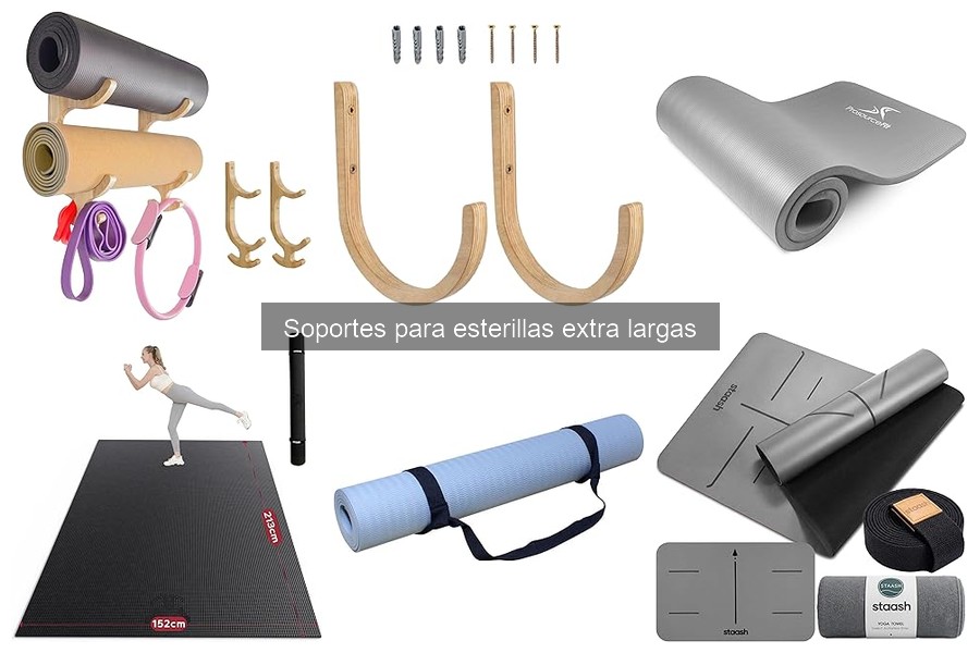 Alternativas creativas a soportes para esterillas extra largas