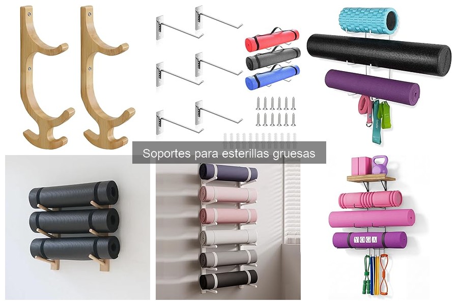 Alternativas económicas a soportes para esterillas gruesas