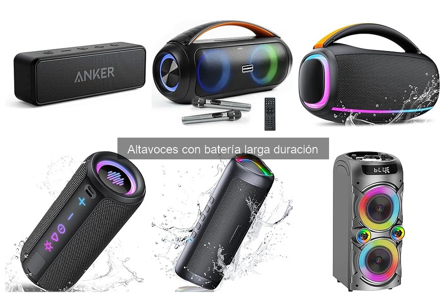 Beneficios de usar altavoces con batería de larga duración
