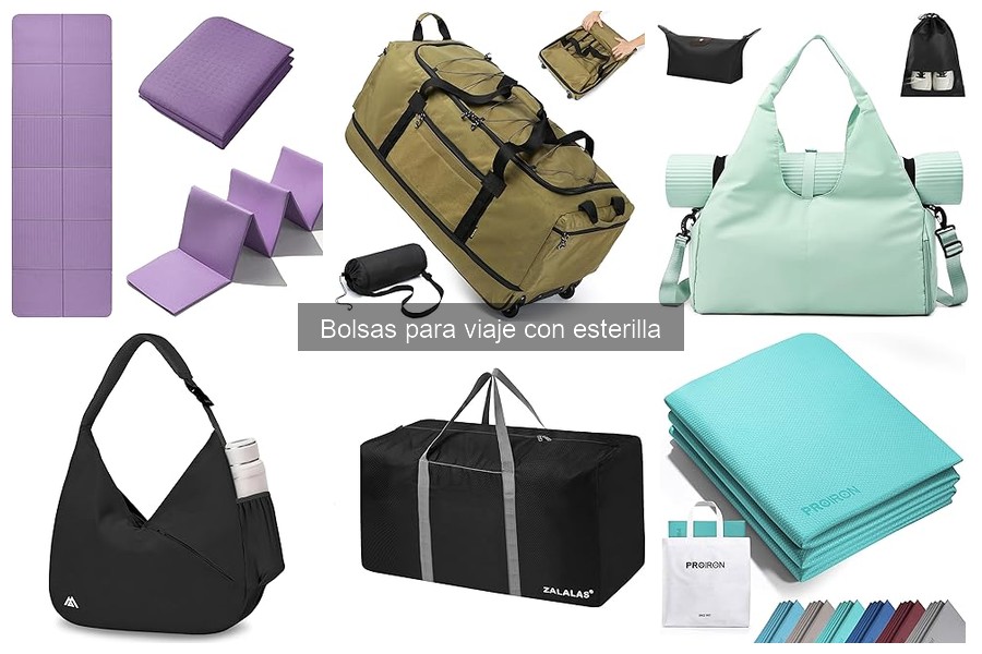 Bolas para viaje con esterilla: características y ventajas