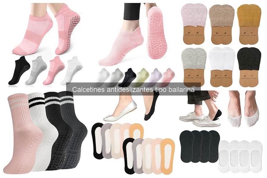 Calcetines antideslizantes tipo bailarina: ¿qué son y beneficios?