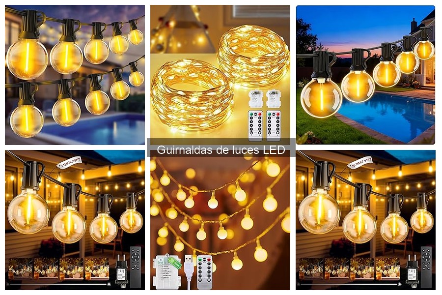 Cómo instalar guirnaldas de luces LED fácilmente