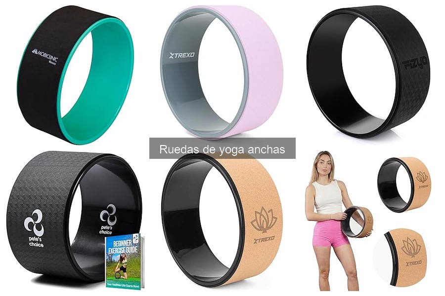 Cómo usar correctamente una rueda de yoga ancha