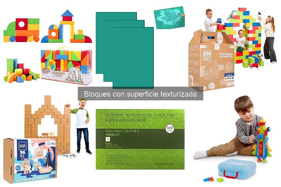 Comparativa de Bloques con Superficie Texturizada para Yoga