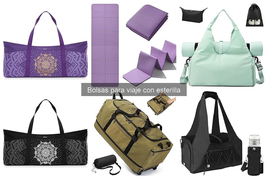 Comparativa de Bolsas para Viaje con Esterilla: Mejores Marcas