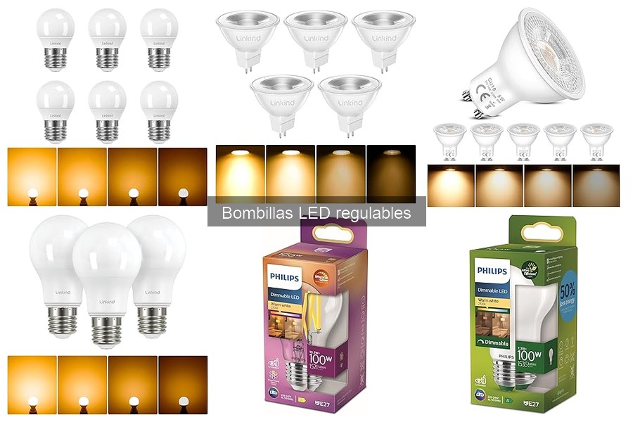 Comparativa de Bombillas LED Regulables: Philips vs Amazon Basics