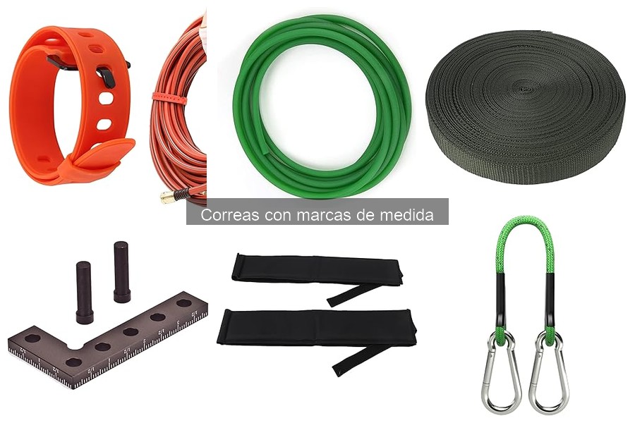 Comparativa de Correas con Marcas de Medida para Yoga