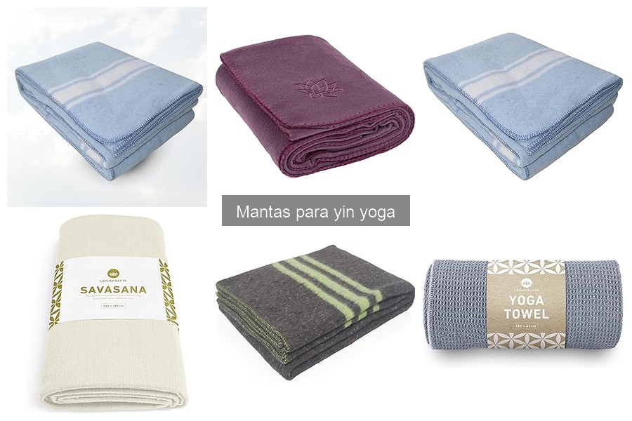 Comparativa de mantas para yin yoga según material