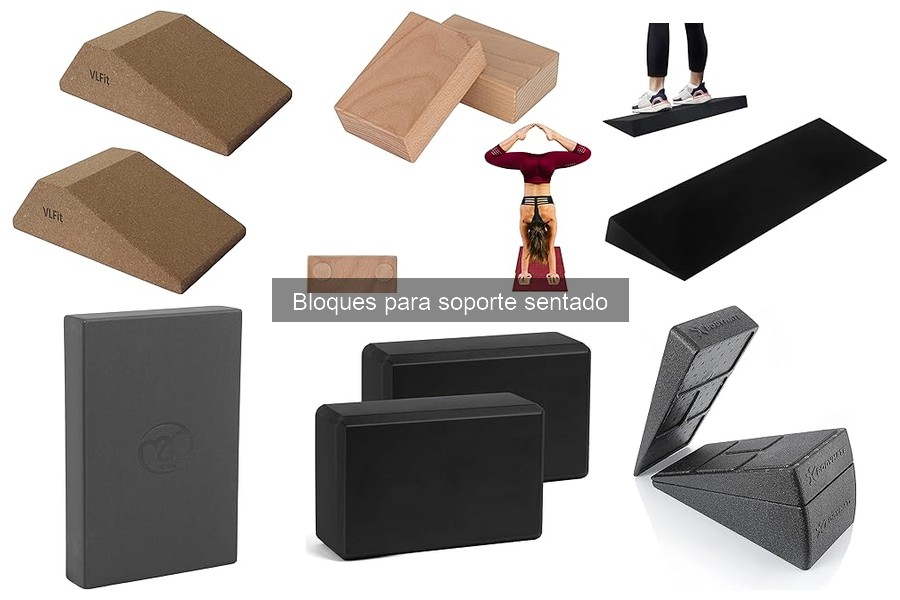 Comparativa de materiales de bloques para soporte sentado