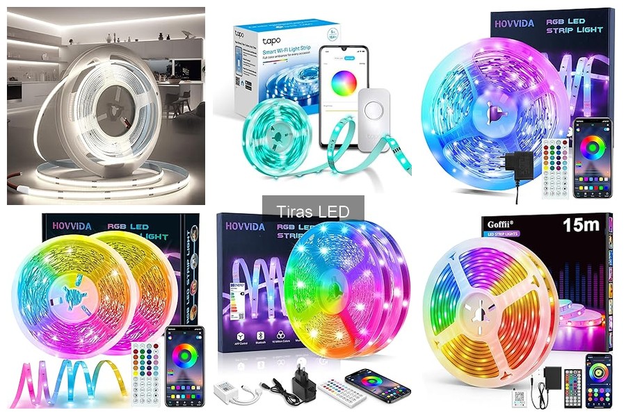 Comparativa de precios de tiras LED en diferentes tiendas