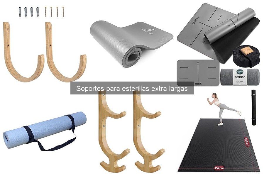 Comparativa de Soportes para Esterillas de Yoga Extra Largas