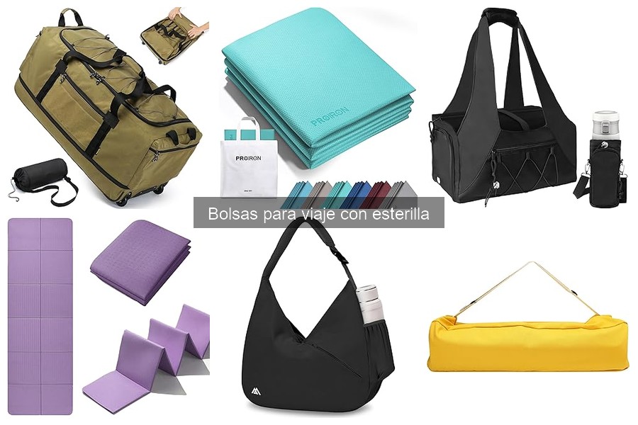 Comparativa de Tamaños de Bolsas para Viaje con Esterilla