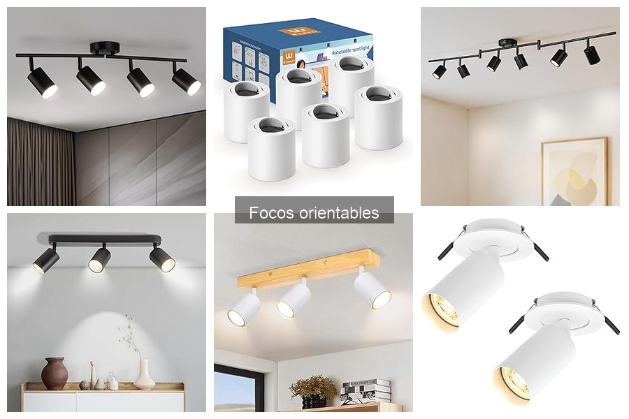 Comparativa: Focos Orientables vs. Fijos para Iluminación