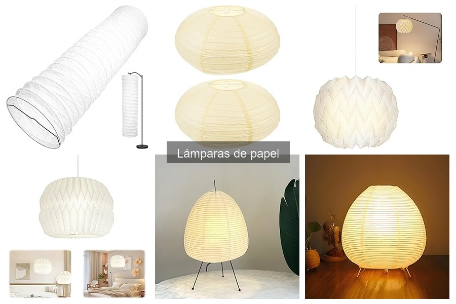 Comparativa: Lámparas de papel vs. lámparas tradicionales