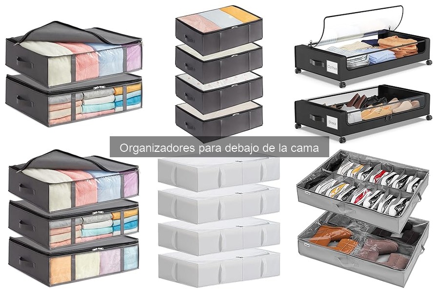 Comparativa: Organizadores para Debajo de la Cama (Plástico vs. Tela)