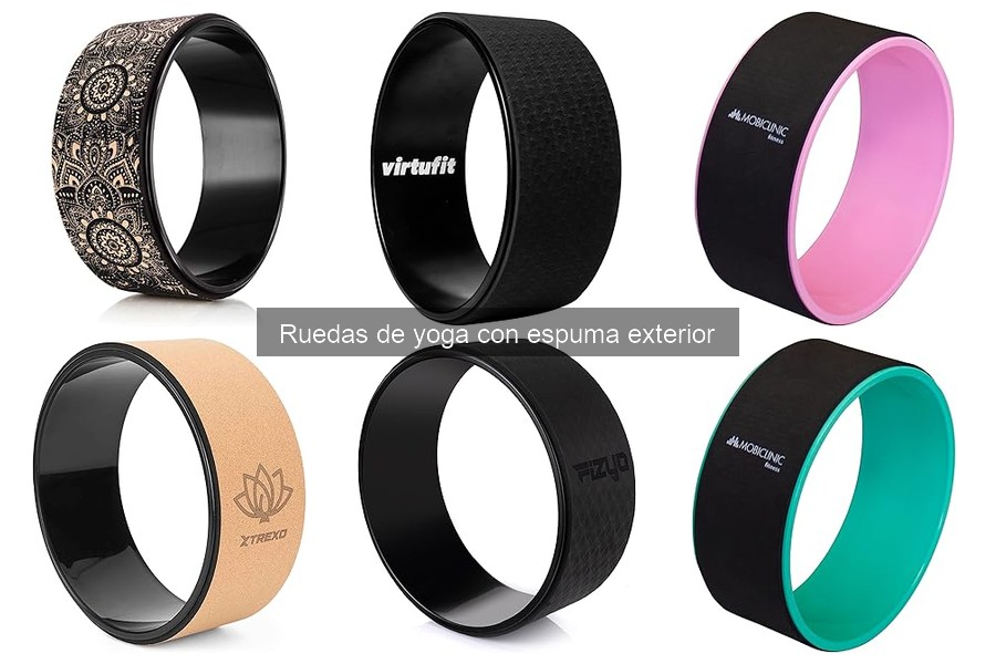 Comparativa: Ruedas de yoga con y sin espuma exterior