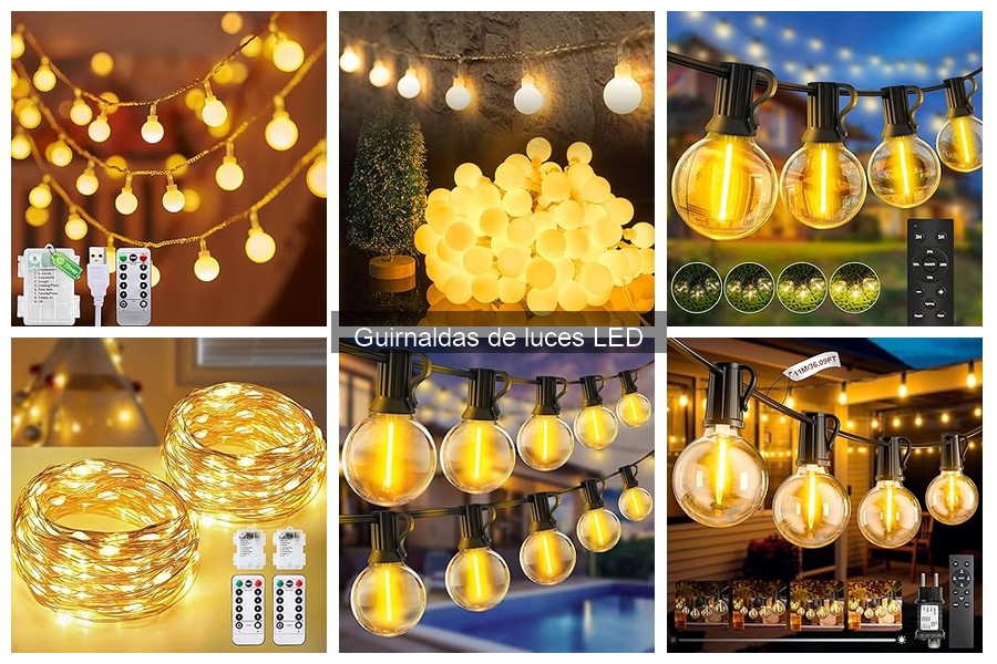 ¿Cuánto consumen las guirnaldas de luces LED? Análisis completo