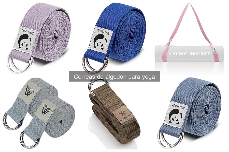 ¿Cuánto cuestan las correas de algodón para yoga?