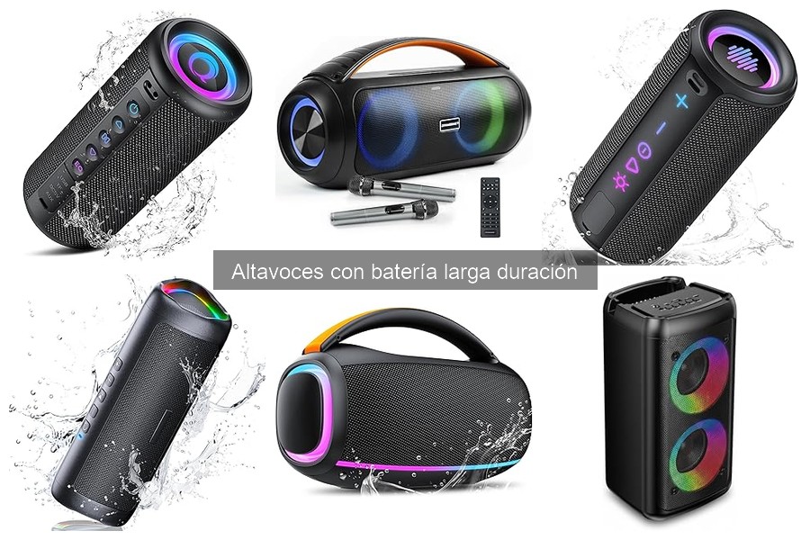 Dónde comprar altavoces con batería de larga duración baratos