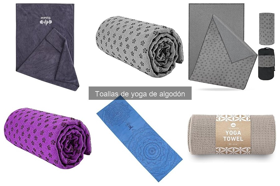Dónde comprar toallas de yoga de algodón: mejores opciones