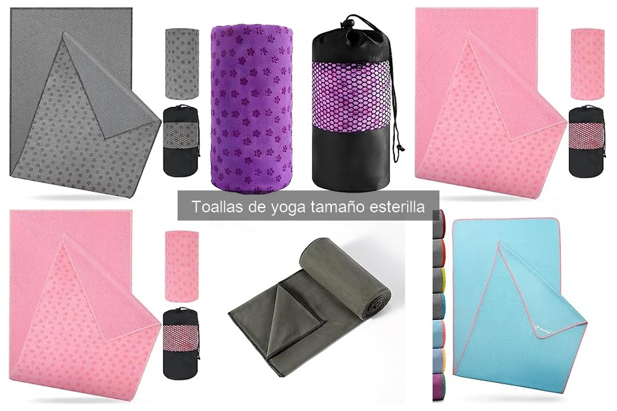 Dónde comprar toallas de yoga tamaño esterilla y precios