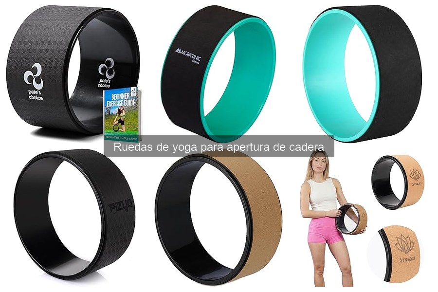 Ejercicios con rueda de yoga para abrir cadera en casa