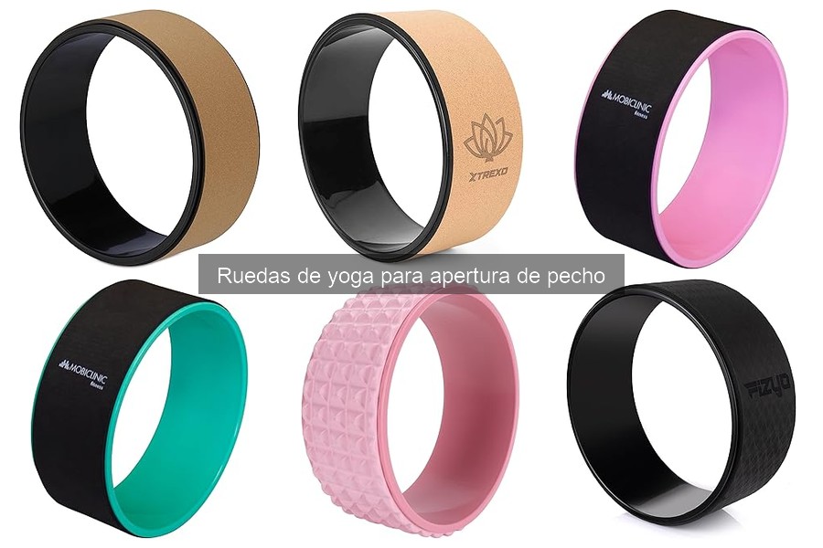 Ejercicios con rueda de yoga para apertura de pecho