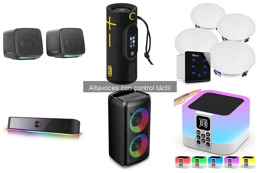 Errores comunes al usar altavoces con control táctil