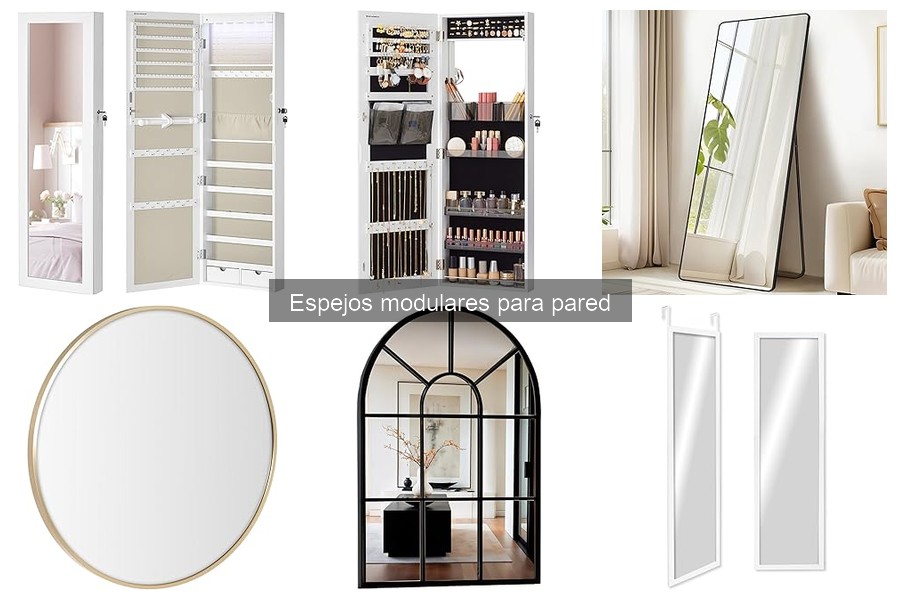 Espejos modulares para ampliar el espacio en apartamentos pequeños