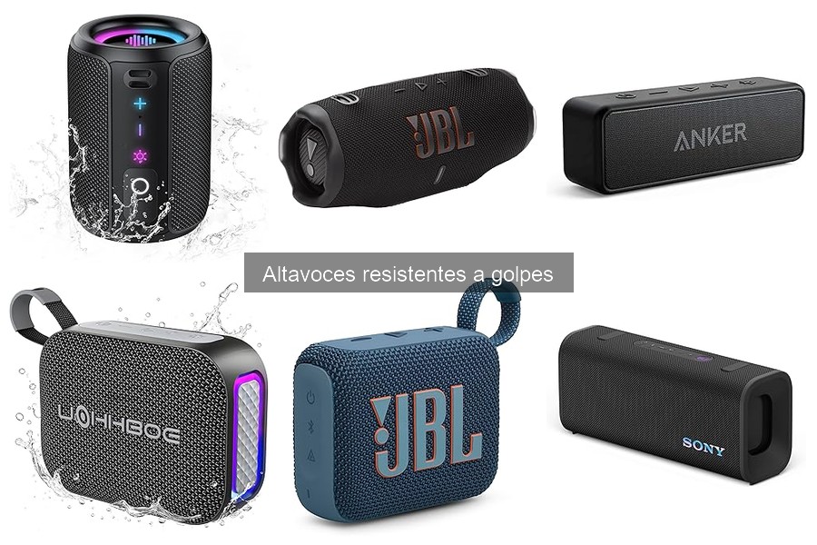 Guía de compra de altavoces resistentes a golpes