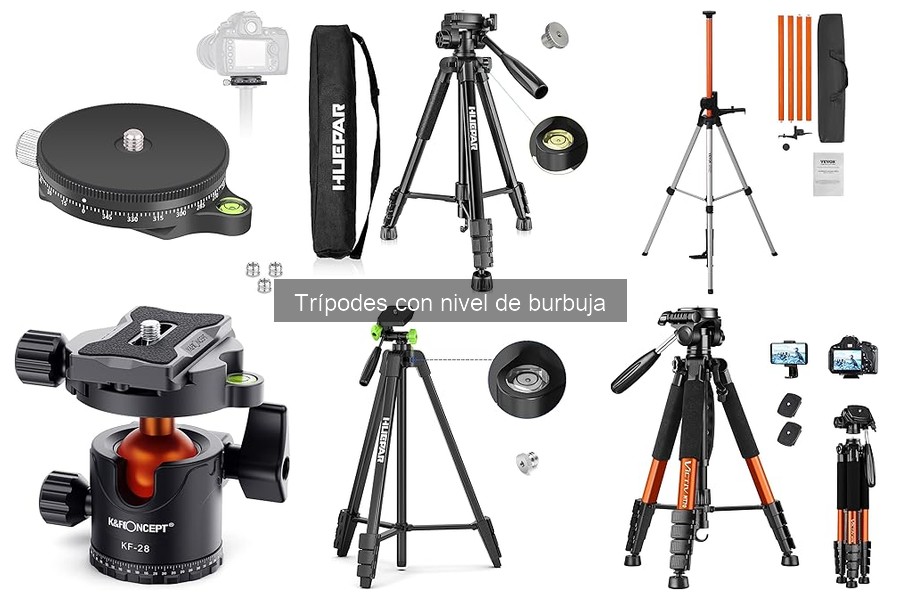 Guía de compra: trípodes con nivel de burbuja