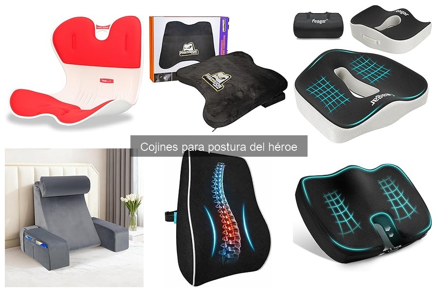 Guía para elegir el mejor cojín para postura del héroe