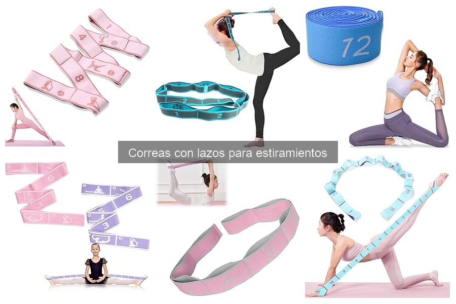 Instrucciones para usar correas con lazos en estiramientos