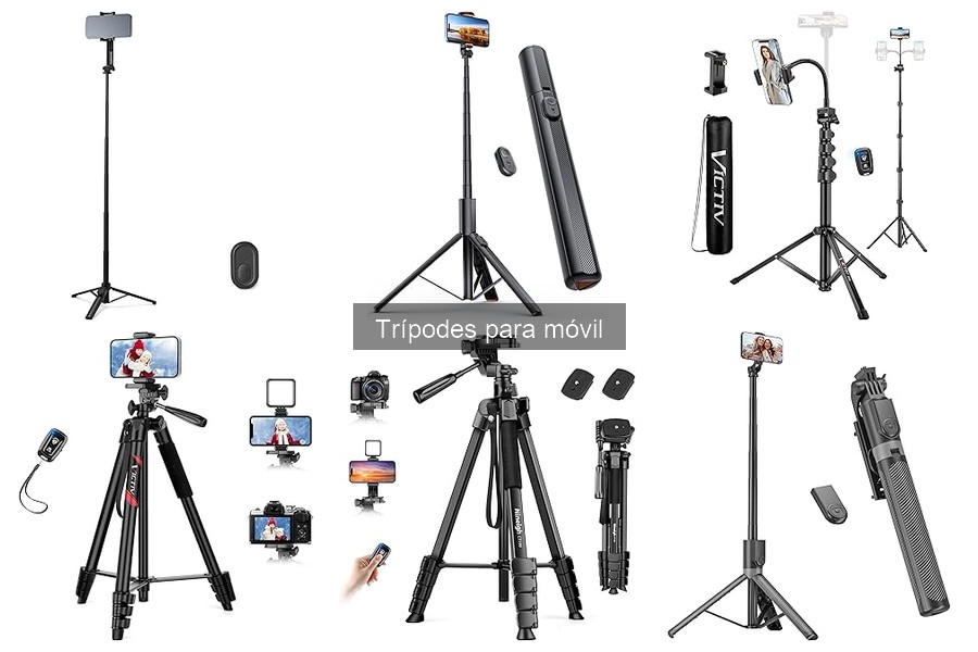 Mejor trípode para móvil según uso: vlogging, viaje y fotografía