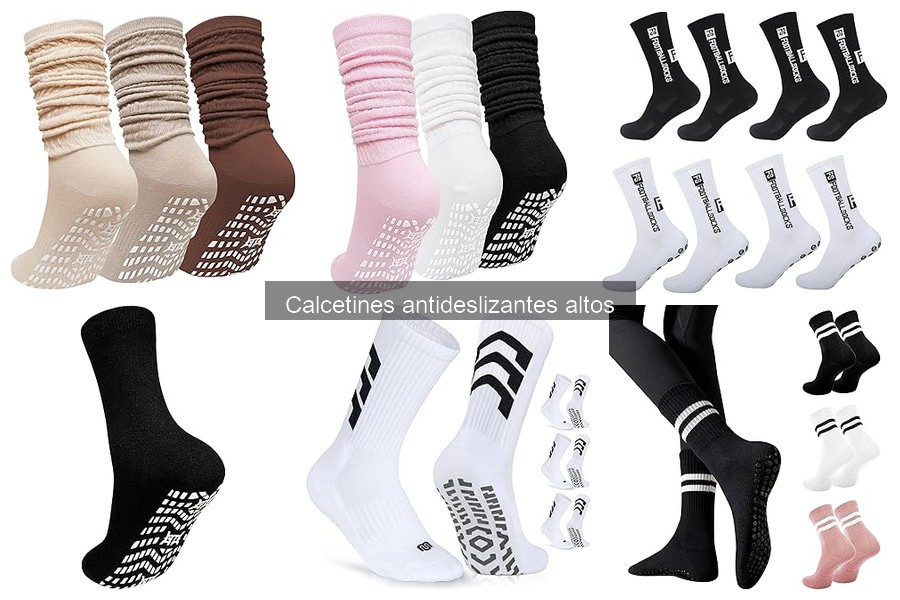 Mejora tu equilibrio en yoga con calcetines antideslizantes altos