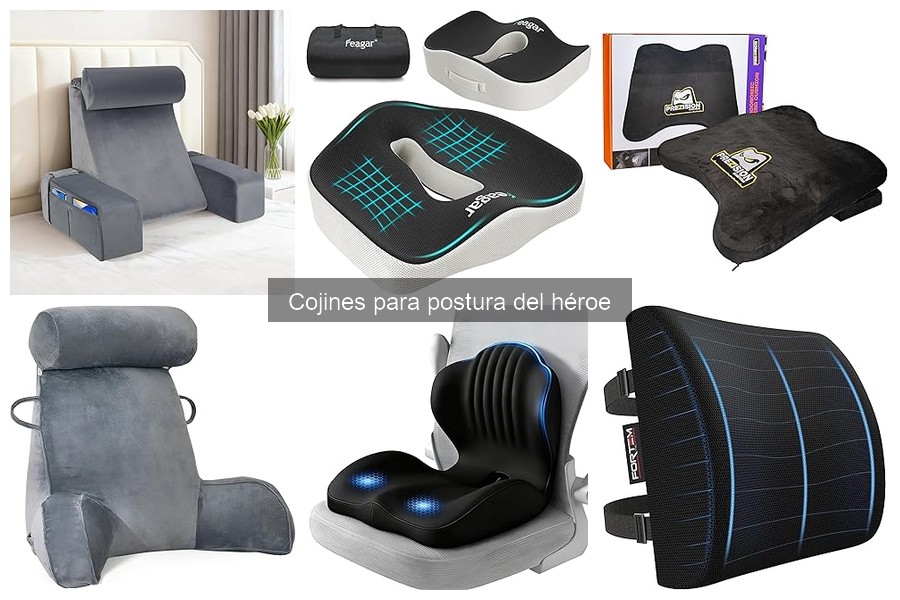 Mejora tu postura en el héroe con cojines ergonómicos