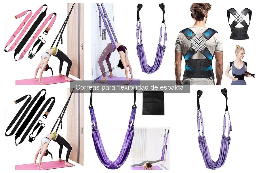Mejora tu técnica de yoga con correas para flexibilidad de espalda