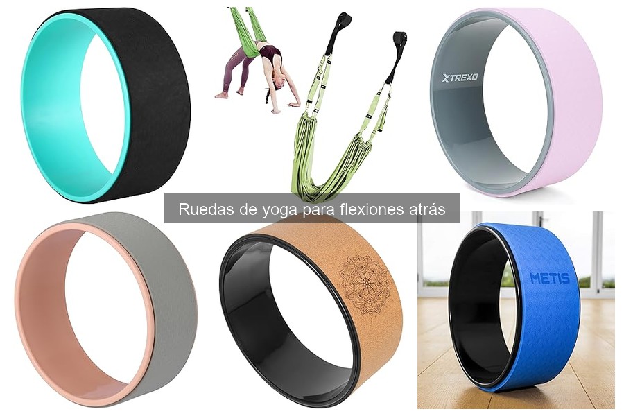 ** Mejora tus flexiones hacia atrás con una rueda de yoga
